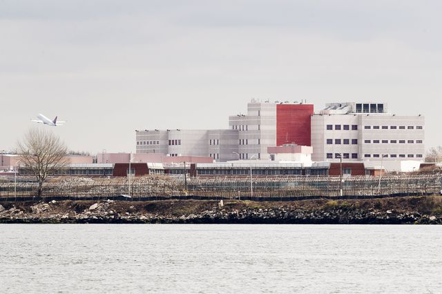 Rikers Island jail complex.